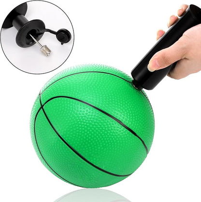 8 Pack Mini Basketballs, 7" Small Pool Basketball with Pump, Inflatable PVC Basketball Hoop Indoor
