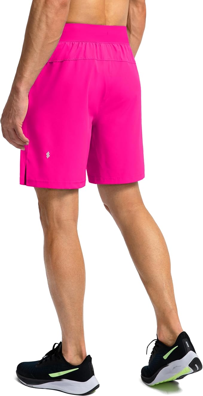 Men's Running Shorts with Zipper Pockets 9 Inch/ 7 Inch / 5 Inch Lightweight Quick Dry Gym Workout