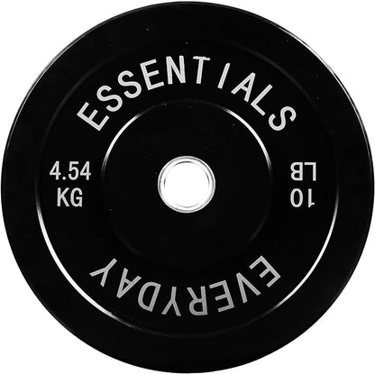 2-Inch Olympic Bumper Plates, Perfect Weight Plates for Weightlifting and Strength Training