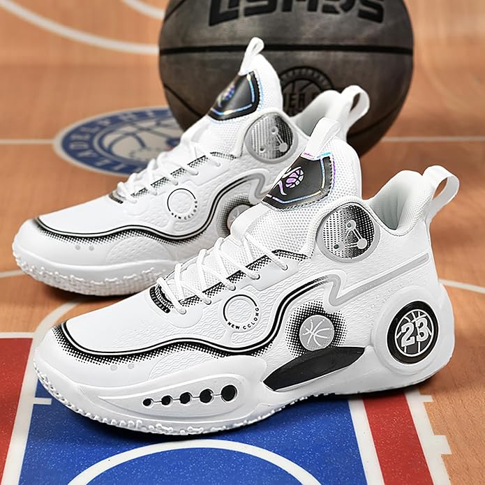 Boys Basketball Shoes Breathable Indoor Athletic Shoes Youth Outdoor Fashion Sneakers Comfortable