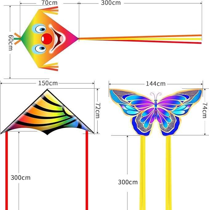 for Kids & Adults Easy to Fly, Large Kites for Adults,Beginner Kite for Kids Ages 4-8, 8-12