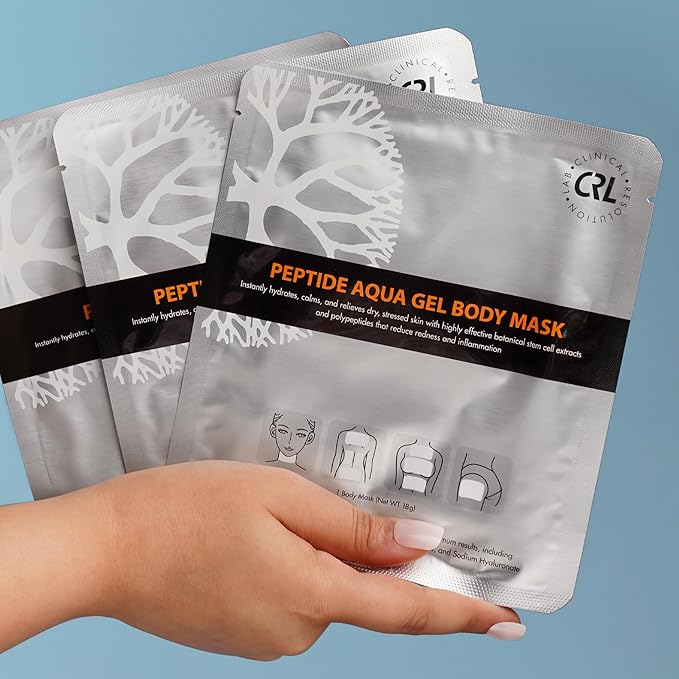 Clinical Resolution Peptide Aqua Gel Mask Instant Hydration, Soothing, Cooling Post-Treatment &