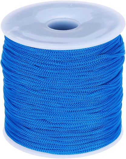 MECCANIXITY 1/16 Inch Polypropylene Rope Braided Ropes, 328ft Nylon Rope Hollow Utility Cord for