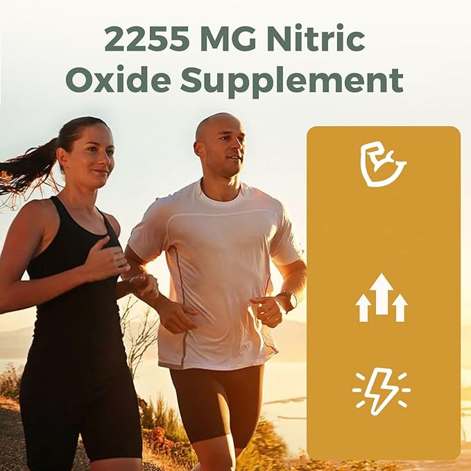 Nitric Oxide Supplement for Men - Precursor and Phytonutrient Blend for Energy, Oxygenation, and