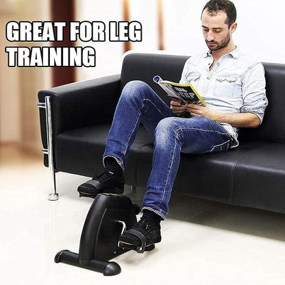 Mini Exercise Bike, AGM Under Desk Bike Pedal Exerciser Foot Cycle Arm & Leg Pedal Exerciser with
