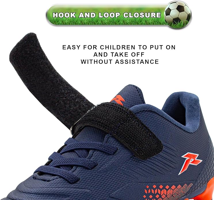 RUNIC Kids Soccer Cleats for Boys and Girls - Small and Big Kid Athletic Outdoor Football Shoes
