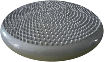 AppleRound Inflated Wobble Cushion with Hand Pump, Air Stability Board (Extra Thick), Core Balance