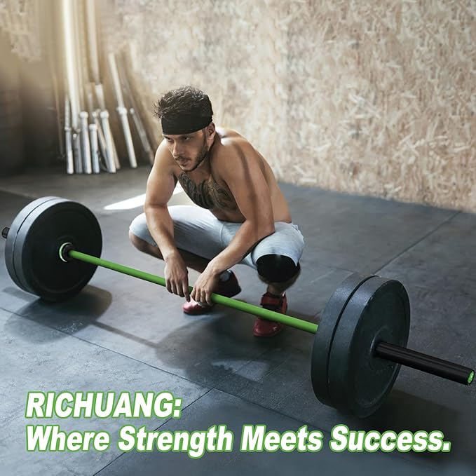 7ft Olympic Barbell, Weightlifting Barbell 28mm 45lb - 500/700/1000lbs Capacity with Smooth