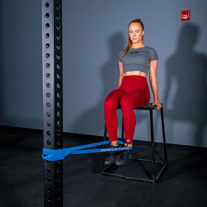 Serious Steel 41" Assisted Pull-up Band, Heavy Duty Resistance Band Sets, Stretching, Powerlifting