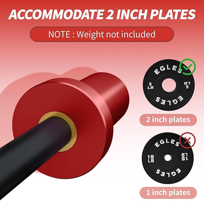 Egles Kids Barbell 5.5LB Mini Barbell Bar 4ft for Kid Women & Beginners Weighted Bar - Compatible
