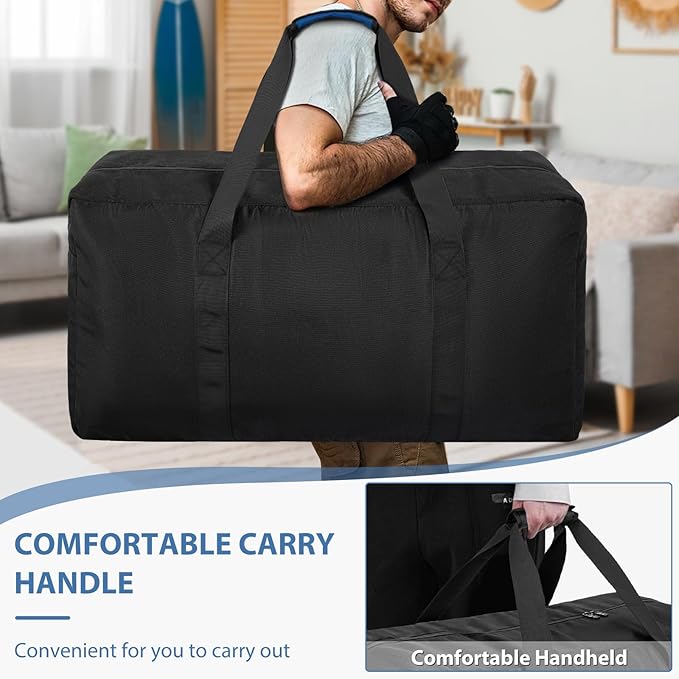 100L Large Travel Duffle Bag, Gear Bag for Men and Women, Storage Bag Ideal for Overnight Camping