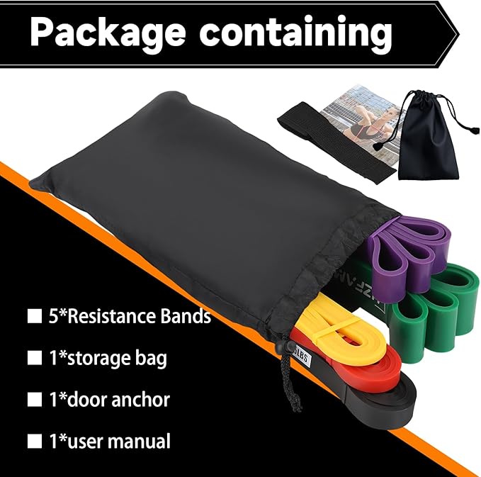 Non Latex Resistance Bands, Pull Up Assistance Bands, Exercise Bands Resistance, Workout Bands