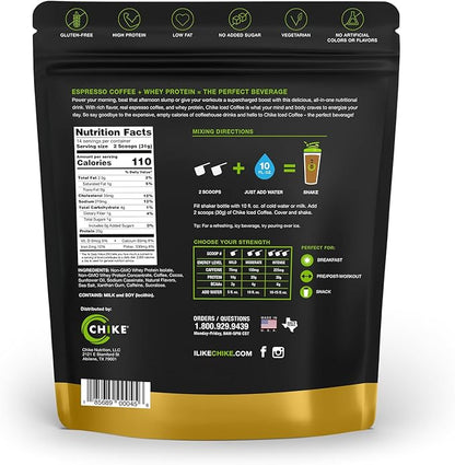 Chike Chocolate Caramel High Protein Iced Coffee, 20 G Protein, 2 Shots Espresso, 1 G Sugar, Keto