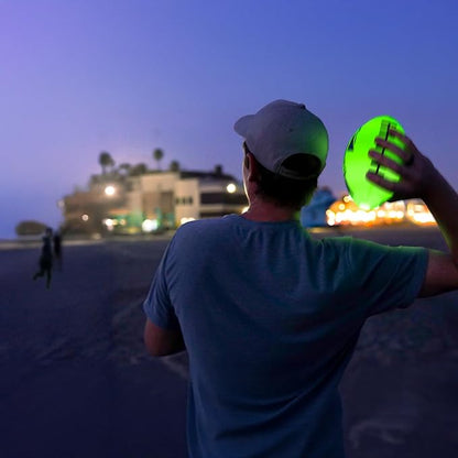 LIGHTRO - Soft Foam Glow in The Dark Football - 8" Youth Size - Super Bright LEDs - Batteries