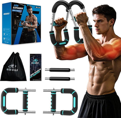 Twister Arm Trainer, Adjustable 5 Resistance Levels (40-130 lbs) Chest & Arm Workout Equipment for