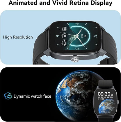 EURANS Smart Watch No App/Phone Required, 1.85" Ultra HD Display, Waterproof Fitness Tracker, 24/7