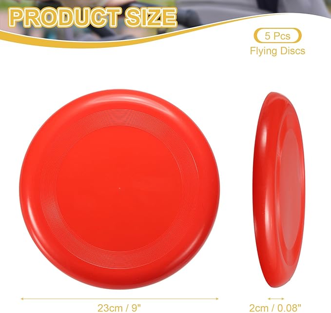 PATIKIL Flying Disc, Plastic Flying Disk Flyer for Outdoor Sports Training Playing Lawn Game