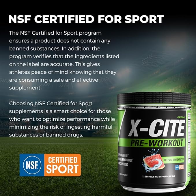 ATHLEAN-X X-CITE Pre-Workout Supplement - Boost Energy, Endurance, and Focus with Natural
