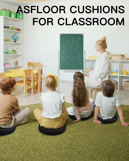 Wobble Cushion with Inflation Pump - Wobble Disk Balance Disc Wiggle Seat for Sensory Kids, Balance