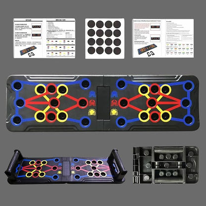 Push Up Board, Portable 25-In-1 Push up Board for Men, | Pilates Bar & Fitness Accessories with