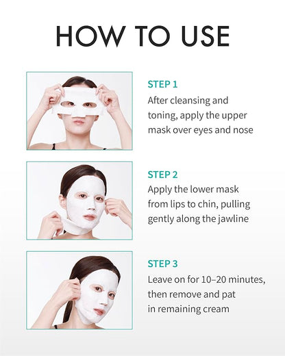 REJURAN® Perfect V Tighter Dual-Sheet Lifting Sheet Mask, c-PDRN® (4ea) ??Face & Jawline Lifting