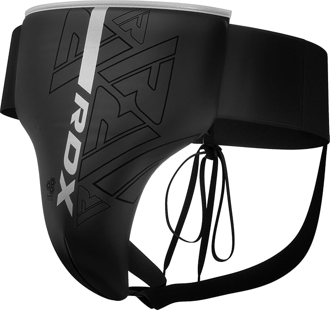 RDX Groin Protector for Boxing, Muay Thai, Kickboxing and MMA Fighting, Maya Hide Leather Abdo Gear