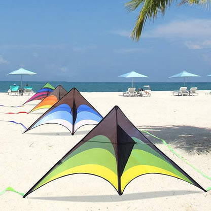 Mint's Colorful Life Delta Kite for Kids & Adults, Extremely Easy to Fly Kite, Best Kites for