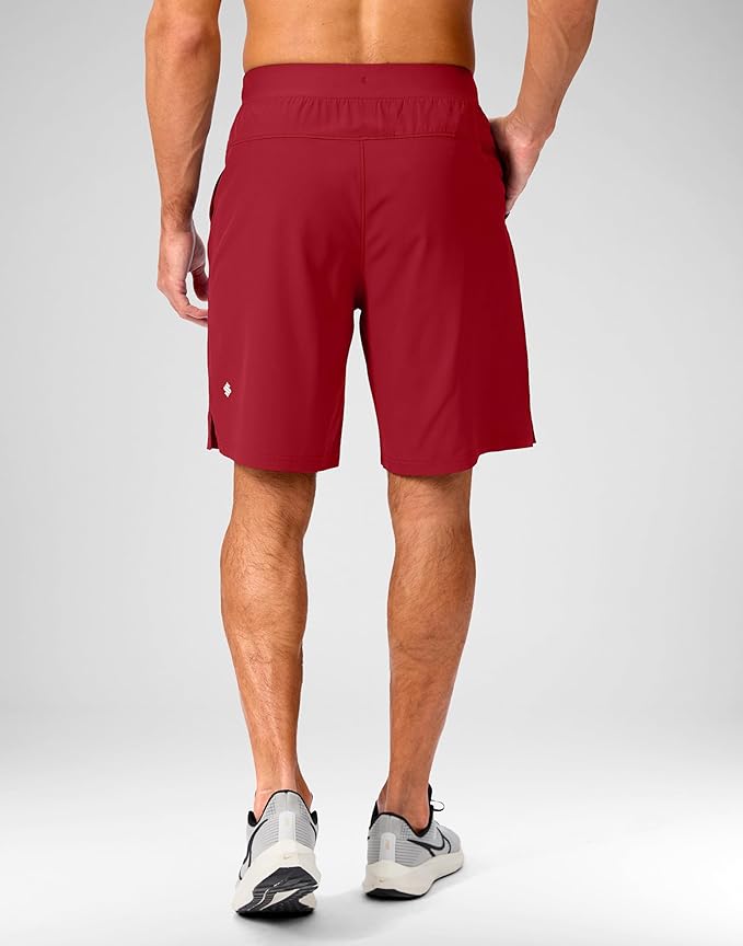 Men's Running Shorts with Zipper Pockets 9 Inch/ 7 Inch / 5 Inch Lightweight Quick Dry Gym Workout