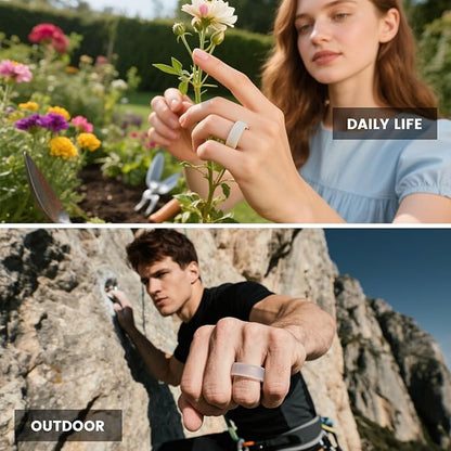 Ultra-Thin Covers Compatible with Oura Ring Gen 4/Oura Gen 3 Cover, Anti-Scratch Elastic Silicone