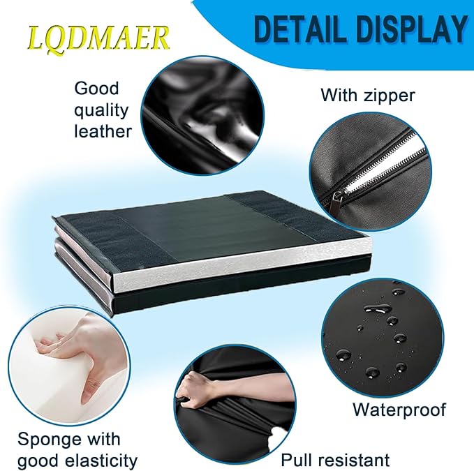 Basketball Wall Panels, 2" Thick Wall Pads for Gym, Gym Wall Padding with Waterproof Leather, Anti