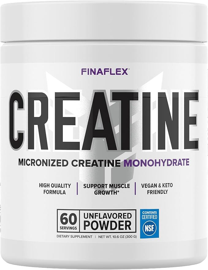 FINAFLEX Pure CREATINE, Unflavored - 10.6 oz - Promotes Muscular Strength, Size & Performance
