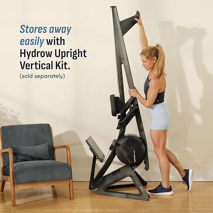 Hydrow Wave Rowing Machine with 16" HD Touchscreen & Speakers - Foldable | Live Home Workouts