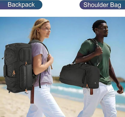 Searock 40L Gym Bag for Men, 3 In 1 Duffle Bag Backpack for Travel, Sports Duffel Bags for Gym