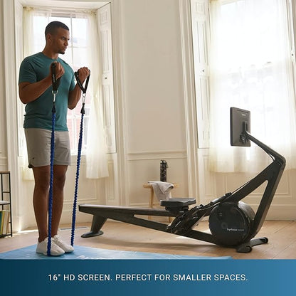 Hydrow Wave Rowing Machine with 16" HD Touchscreen & Speakers - Foldable | Live Home Workouts