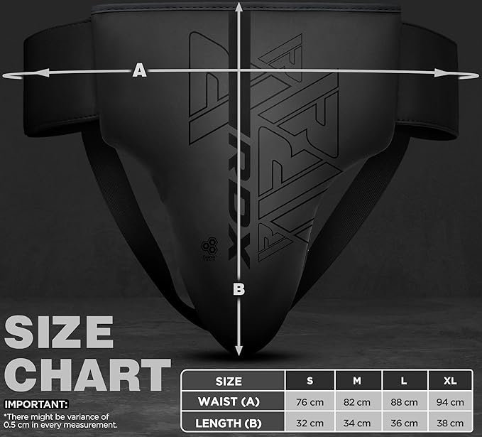 RDX Groin Protector for Boxing, Muay Thai, Kickboxing and MMA Fighting, Maya Hide Leather Abdo Gear
