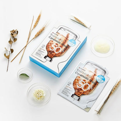 I'MPHYTO Leaders Facial Mask 10 Sheet Ceramide Vegan Mask | Deep Nourishing & Skin Barrier
