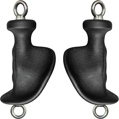 Ergonomic Tricep Rope Pulldown Attachments, Upgraded 27 32 40 & 47 Inch Extra Long Triceps Rope