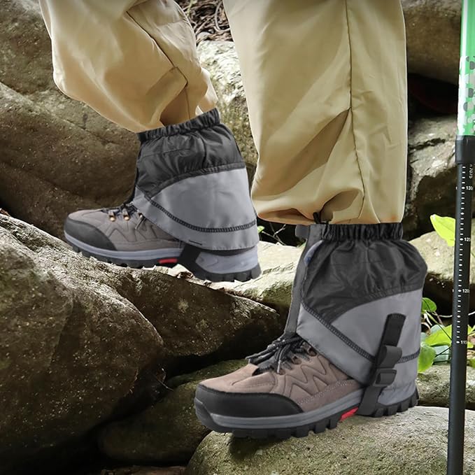 TRIWONDER Gaiters Low Gators Lightweight Waterproof Ankle Gaiters for Hiking Walking Backpacking