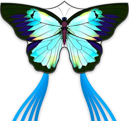 Green Butterfly Kite Premium Quality, Easy to Fly Perfect Outdoor Toy for Kids and Adults,Beach and