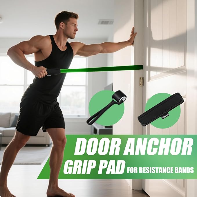 WHATAFIT Resistance Bands, Pull Up Assistance Bands, Exercise Bands, Workout Bands Set for Men and