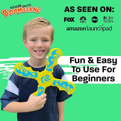 Kids Beach Toys Boomerang - Ultimate Beach Boomerangs for Beaches - Fun Easter Basket Stuffers for