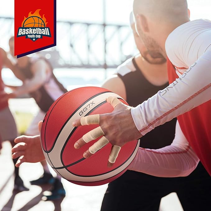 Training Soft Touch Rubber and Faux Leather Fighting Basketball, High Bounce Indoor Outdoor