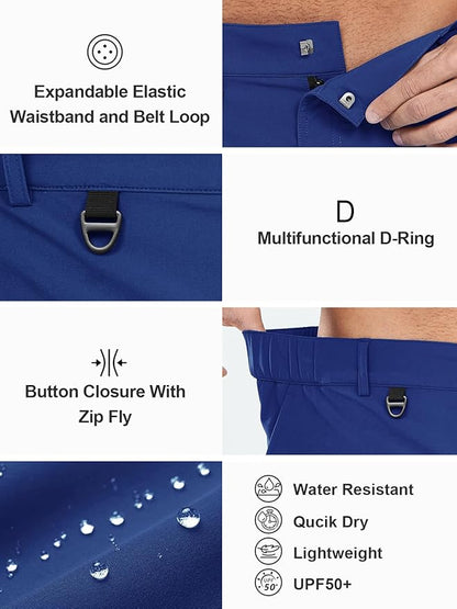 NORTHYARD Men's Cargo Hiking Shorts 9" Lightweight Outdoor Tactical Work Camping Sport Golf Casual