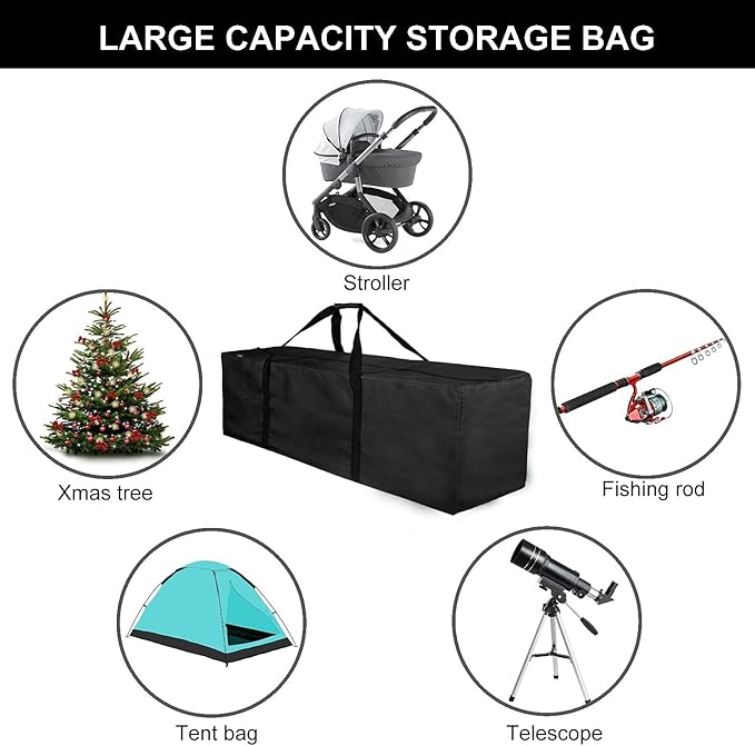 INFANZIA 47inch Sports Duffel Travel Bag, 196L Extra Large Duffel Luggage Bag with Upgrade Zipper