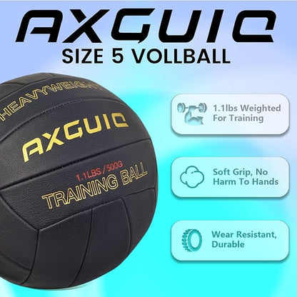1.1LBS Heavy Weight Volleyball Official Size 5 Setter Training Volleyballs Training