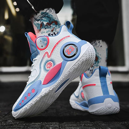 Boys Basketball Shoes Breathable Indoor Athletic Shoes Youth Outdoor Fashion Sneakers Comfortable