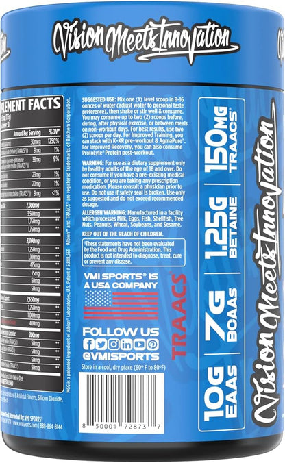 VMI Sports Aminogex Ultra | BCAA Powder | Amino Acids + Betaine and Glutamine | Amino Acid Post