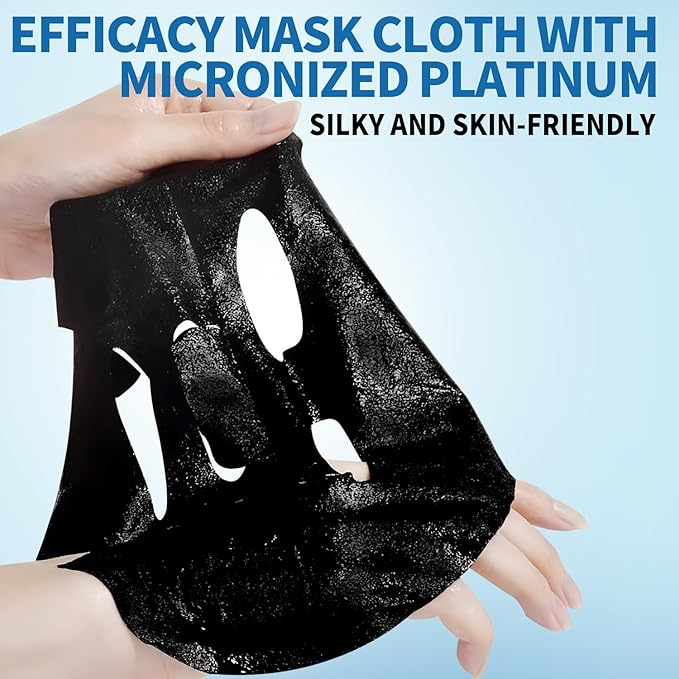 Soothing Face Sheet Mask (10 Sheets), Anti-Aging, Detoxifying & Moisturizing Face Mask for