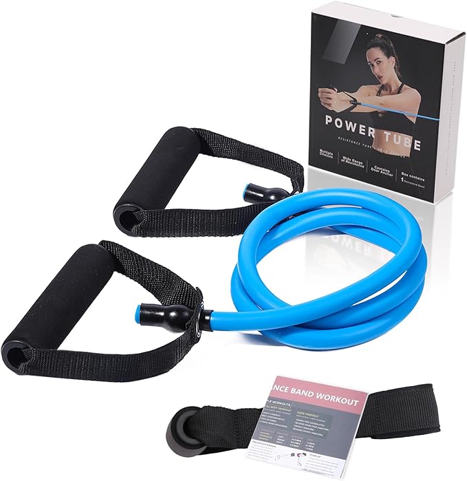 Resistance Bands with Handles for Working Out Women and Men, Exercise Bands with Door Anchor
