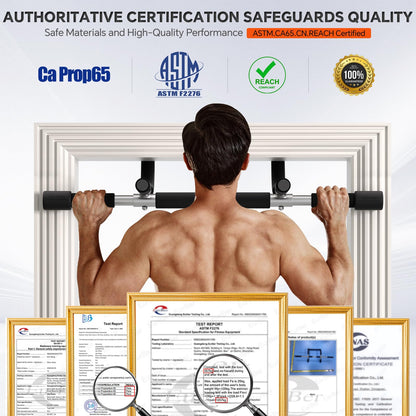 Ally Peaks Pull Up Bar for Doorway,Multiple Levels Width Adjustable Pull Up Bar Accurately Match